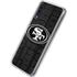 NFL San Franciso 49ers Black & White Galaxy A50 Clear Case